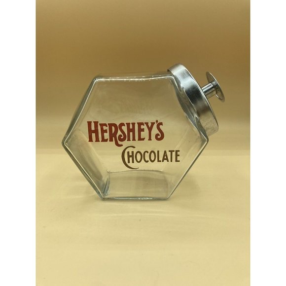 Hershey's Chocolate Kitchen Vintage Hersheys Chocolate Glass